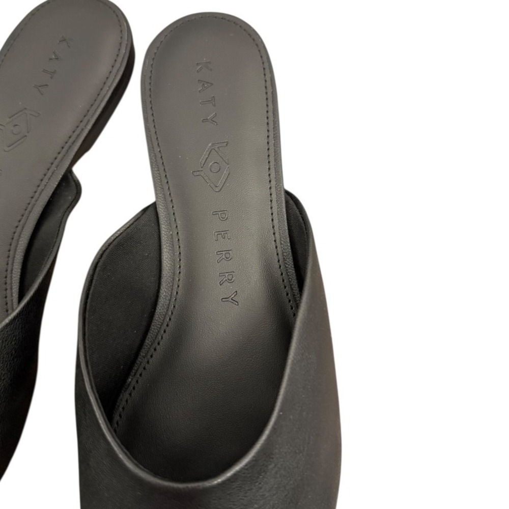 Katy Perry The Evie Mule Textured Nappa Black 9.5 NIB‎ - Picture 4 of 11